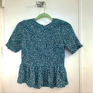 Ann Taylor airy peplum.